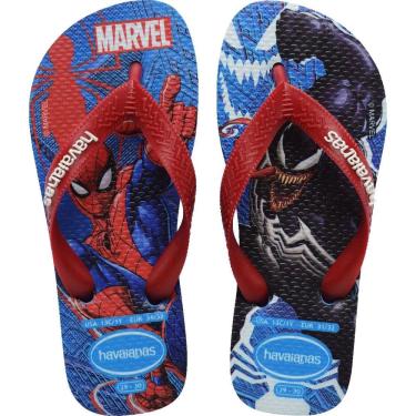 Imagem de Chinelo Dedo Infantil Menino Casual Dia a Dia Praia Passeio Escola Havaianas Kids Top Marvel II