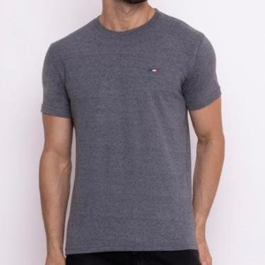 Imagem de Camiseta Masculina Básica Vih Triny com Bordado Algodão Premium França-Masculino