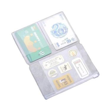 Imagem de Pasta De Arquivos A5 Impermeável Em PVC Com Zíper Para Caderno De Viag