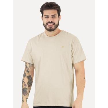 Imagem de Camiseta Colcci Masculina Basica Logo Minimalista Off-White-Masculino