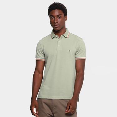 Imagem de Camisa Polo Tommy Hilfiger Tipped Slim Fit Masculina-Masculino