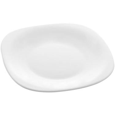 Imagem de Prato P/ Sobremesa Opalino Carine White 5874 1Und 19cm Lyor, Branco, 1