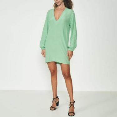 Imagem de Vestido Curto Colcci Confort Manga Longa Feminino-Feminino