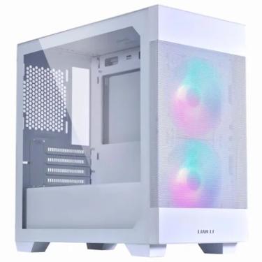Imagem de Gabinete Gamer Lian Li Lancool 205m, Mesh, RGB, Mid Tower, Vidro Temperado, Branco, Com 2 Fans