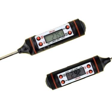 Imagem de Termômetro Culinário Cozinha Digital Mede -50ºc A +300ºc