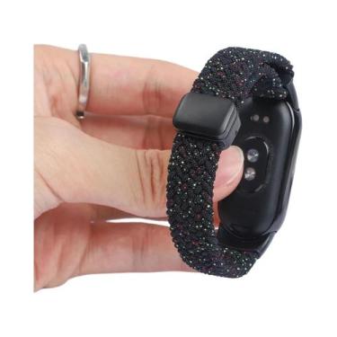 Imagem de Pulseira Magnética De Nylon Trançado Para Xiaomi Mi Band 9 8 10, Elást
