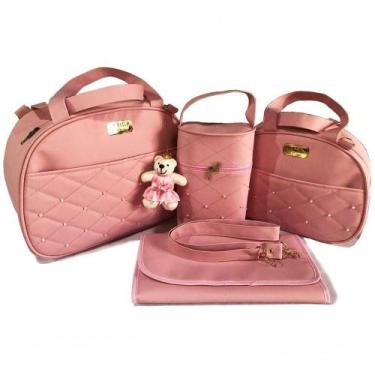 Imagem de Bolsa Maternidade Kit Saída Rosa - SHOPPINGNET