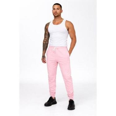 Imagem de Calça Moletom Lisa Premium Felpada moleton Inverno Confortável Com Cordão Bolso Ajuste Perfeito-Unissex