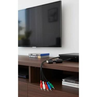 Imagem de 2x Cabo AV Componente 1.8m PS2 PS3 Imagem HD - Congratulations Store