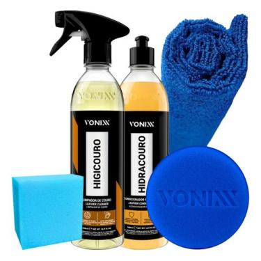 Imagem de Kit Limpeza E Hidratação De Couro Vonixx - Limpa E Hidrata