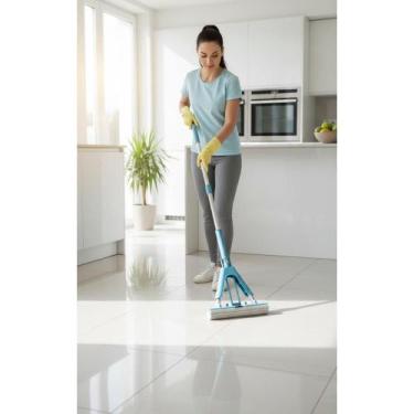 Imagem de 2x Rodo Mágico Espuma PVA 1,3m Limpeza Fácil Dobrável - Congratulation