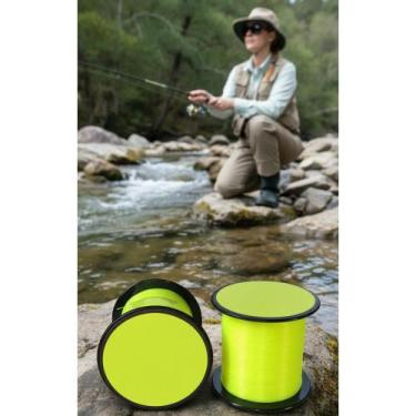 Imagem de 2x Linha De Pesca Super Macia 500m 0.40mm Amarela - Congratulations St