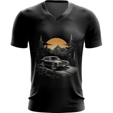 Imagem de Camiseta Gola V Viagem na Floresta Retrô 1 - Kasubeck Store®, XG