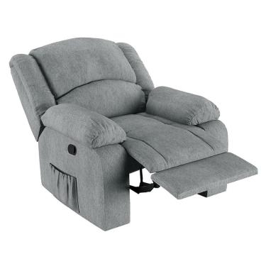 Imagem de Poltrona Do Papai Reclinável Pietra Zero Wall Fh9 Linho Cinza - Mpozenato