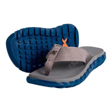 Imagem de Chinelo Kenner Megah Masculino Cinza e Azul-Masculino