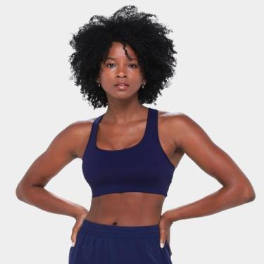 Imagem de Kit Top Hering C/ 2 Peças Feminina, Preto, Azul, P