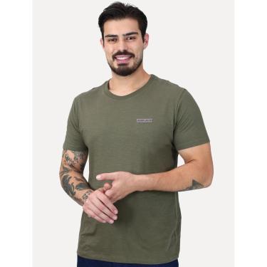 Imagem de Camiseta John John Masculina Slim Fit Flame Verde Militar 41.54.0964 49-Masculino