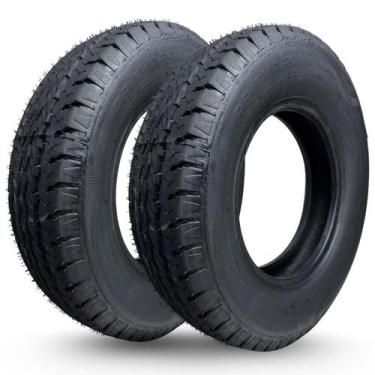 Imagem de Par Pneus Aro 14 185R14C Kombi Inmetro Garantia - JRPneus