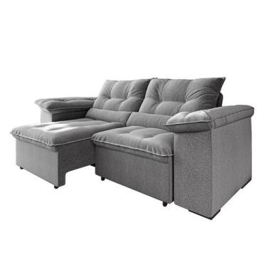 Imagem de Estofado Sofá Barcelona 2.30 Metros Retrátil e Reclinável - Galego Hom