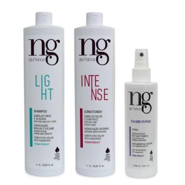 Imagem de Ng De France Sh. Light 1l + Cond. Intense 1l + Spray Thermo