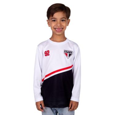 Imagem de Camisa Manga Longa SÃO PAULO FC Infantil Original CHAMPIONS 92 Oficial Licenciada-Mascu...