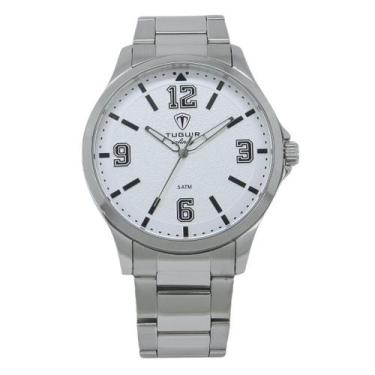 Imagem de Relógio Masculino de Aço Tuguir Analógico Infinity TGI37235 Prata e Br