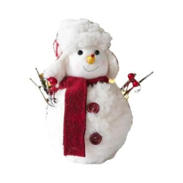 Imagem de Boneco De Neve De Natal Em Pelúcia Tricotada, Ornamento De Ano Novo, P