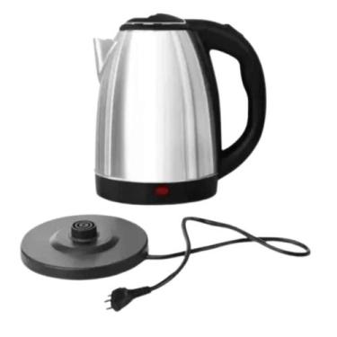 Imagem de Jarra Elétrica Bule Chaleira Inox 1,8 Litros Resistente Potente Portat