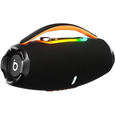 Imagem de Caixa De Som Portátil Bluetooth Subwoofer Ipx6 Tws Com Rgb - BASIKE