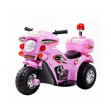 Imagem de Mini Moto Elétrica Infantil Policial Importway Bw002rs 6v Rosa