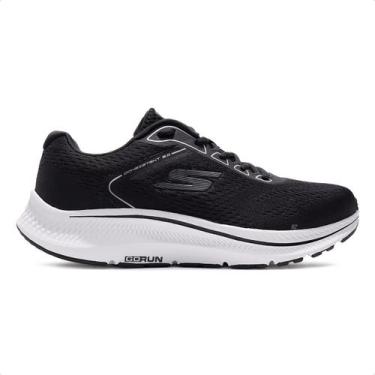 Imagem de Tênis Skechers Go Run Consistente 2 Masculino, 41, Preto, Branco