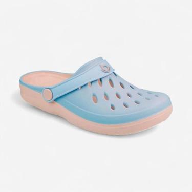 Imagem de Sandália Babuche Boa Onda Easy Azul Claro, Sky, Rose nude, 37