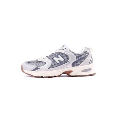 Imagem de Tênis New Balance 530, Cinza, Branco, 35