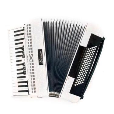 Imagem de Acordeon 80 Baixos 9 Registros BAC80-7PWH - BENSON