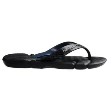 Imagem de Chinelo Masculino Power Confort 2.0 Havainas - Preto/Azul - Havaianas,