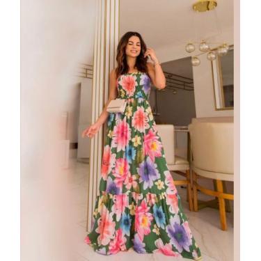 Imagem de Vestido florido feminino - NAO INFORMADO
