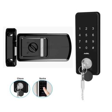 Imagem de Fechadura Digital Sobrepor Touch Senha Chave RX500S AGL