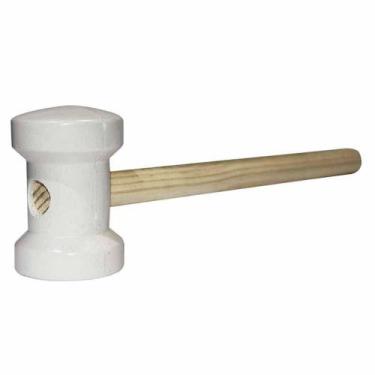 Imagem de Marreta de Borracha com Cabo 60MM Branca - Bestfer