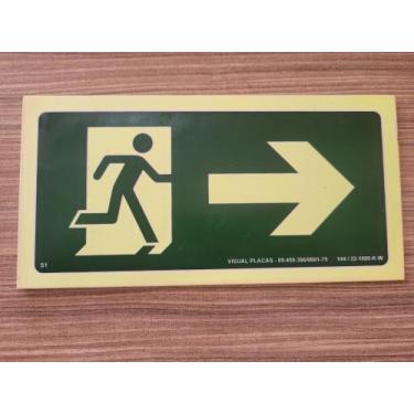 Imagem de Placa Fotoluminescente S1 - Visual placas