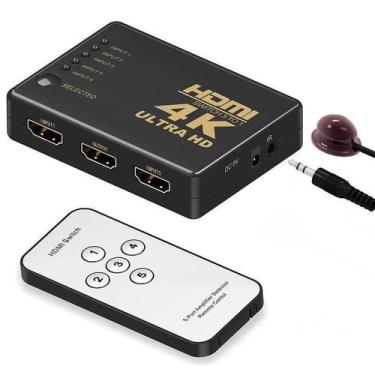 Imagem de Hub Md9 Switch Hdmi Chaveador 5X1 V1.4