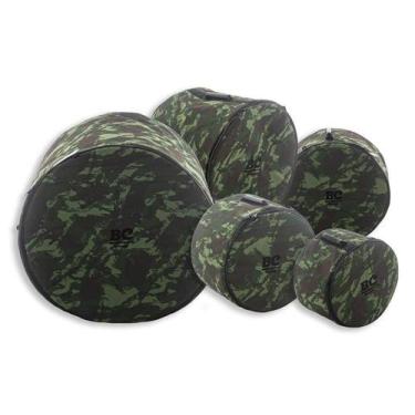 Imagem de Kit de Bags Batera Clube Signature BC Camuflagem Tons 10, 12, Surdo 16