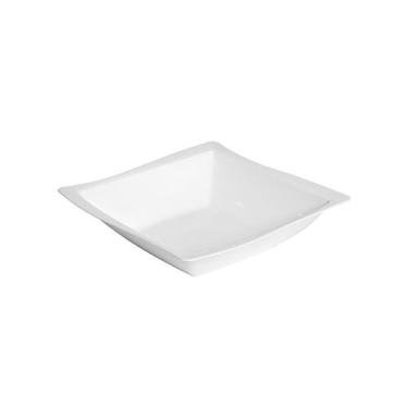 Imagem de Saladeira Moove Quadrada 25x25 Branca em Policarbonato Linha Profissio