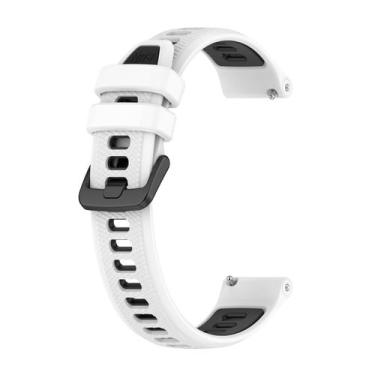 Imagem de Pulseira 18mm Sport-R compativel com Garmin Venu 4 41mm cor:Branca com