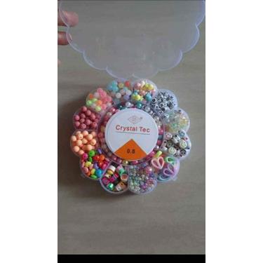 Imagem de Kit de missangas bolinhas em flor - deh