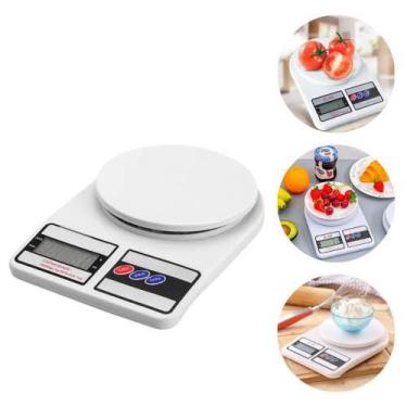 Imagem de Balança Digital De Cozinha Confeitaria De Precisão Até 10kg - Em Casa 