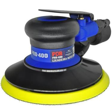 Imagem de Lixadeira Roto Orbital Pneumática 6" com aspiração PRO-400 PDR Unica, 
