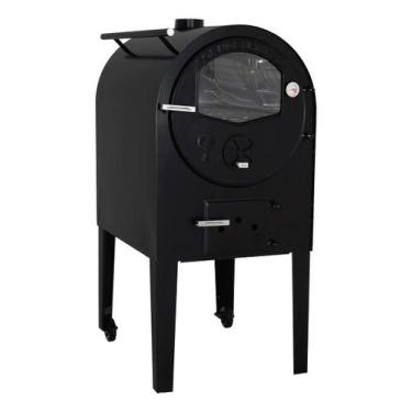Imagem de Forno Lux Preto Grande A Lenha - FORNOS PINHAL