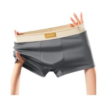Imagem de Cuecas Boxer De Algodão plus Size Para Homens, Sexy, Confortáveis E Ma