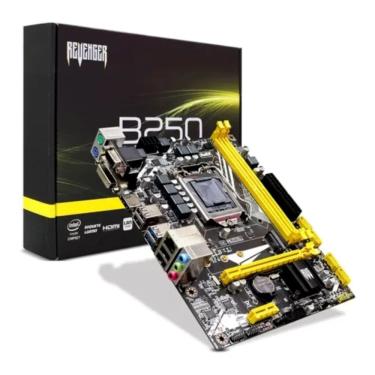 Imagem de Placa Mãe G-B250 com Soquete LGA1151 e DDR4 32GB Dual Channel HDMI VGA DVI Nvme Revenger