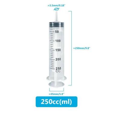 Imagem de Seringa Plástica De Grande Capacidade 50ml-550ml Com Mangueira De 100c